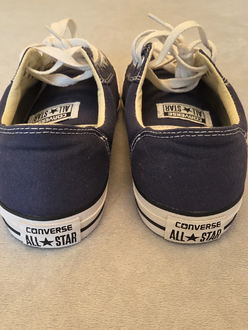 Immaculate Men's Converse All-Star, Blue & White, Size 10 - Picture 7 of 8
